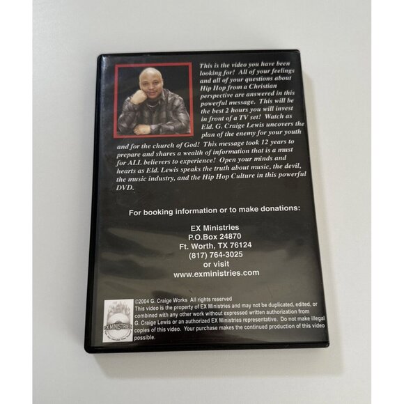 The Truth Behind Hip Hop Tactical Reprieve EX Ministries G. Craige Lewis DVD - Picture 2 of 2